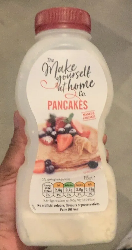 The make it at home youself pancakes