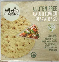 Gluten-free cauliflower pizza base