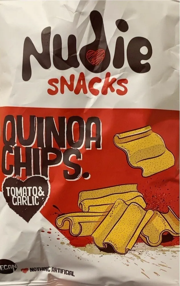 Quinoa chips. Tomato & garlic