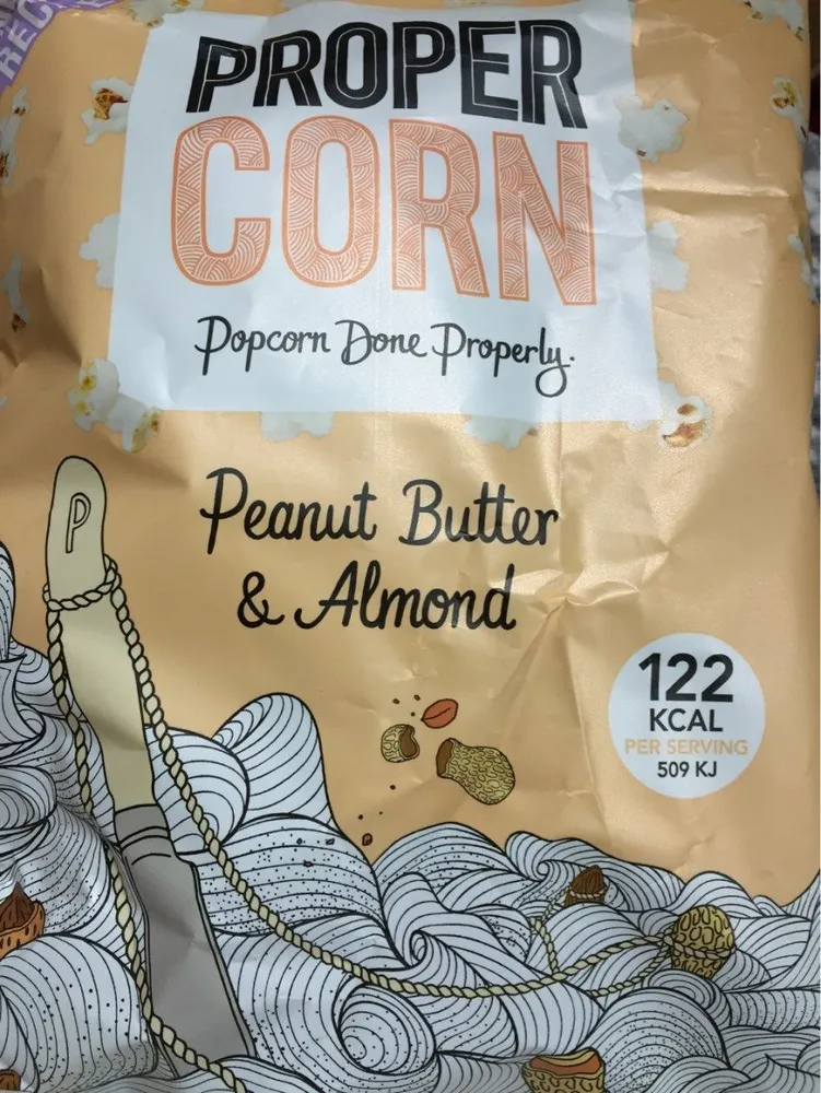 Propercorn peanut butter & almond