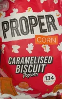 Caramelised biscuit popcorn