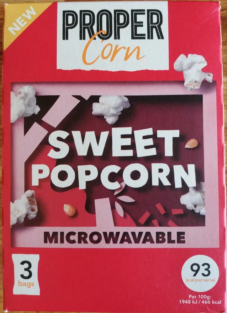 Sweet popcorn