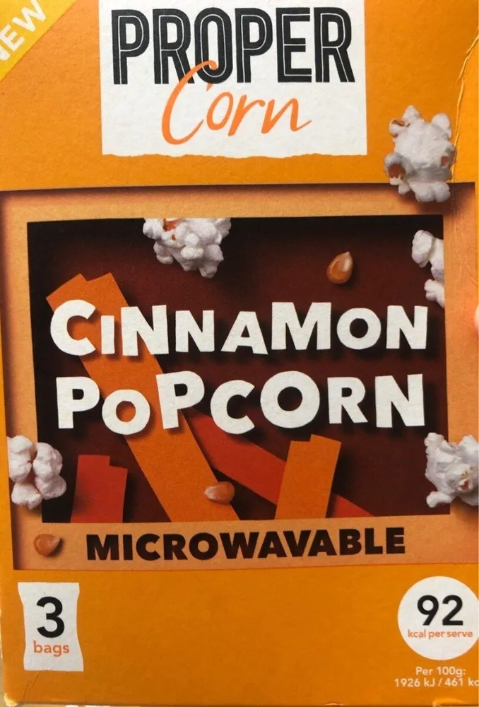 Cinamon popcorn