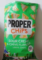 Sour Cream & Chive Flavour Lentil Chips