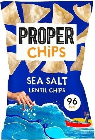 Proper Chips Sea Salt Lentil Chips
