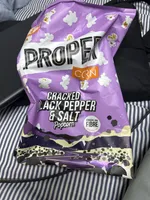 Cracked Black Pepper And Salt Popcorn