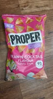 Prawn Cocktail Flavour Lentil Chips