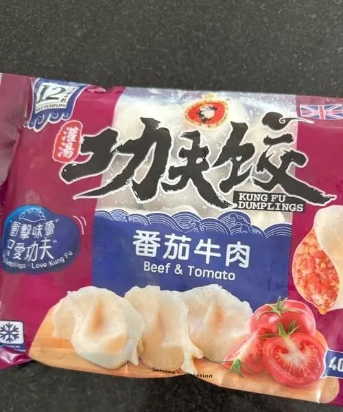 Beef and tomato dumplings