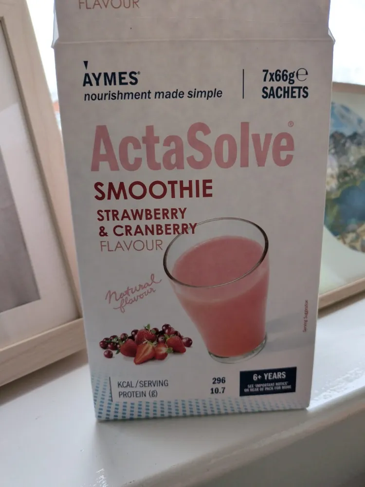 ActaSolve smoothie Strawberry & Cranberry