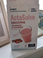 ActaSolve smoothie Strawberry & Cranberry