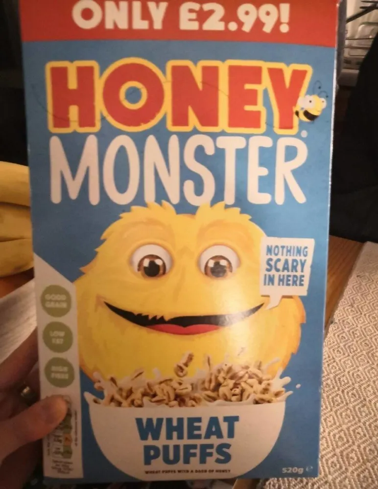 Honey Monster wheat puffs