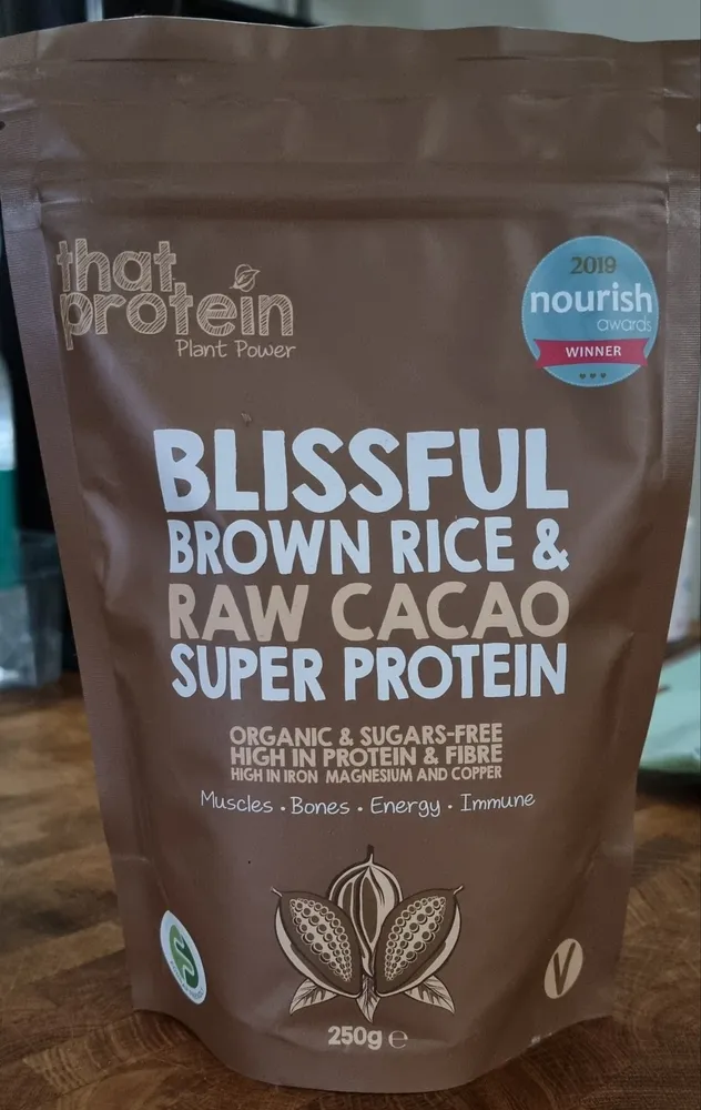 Brown Rice and Raw Cacao super protein 250G