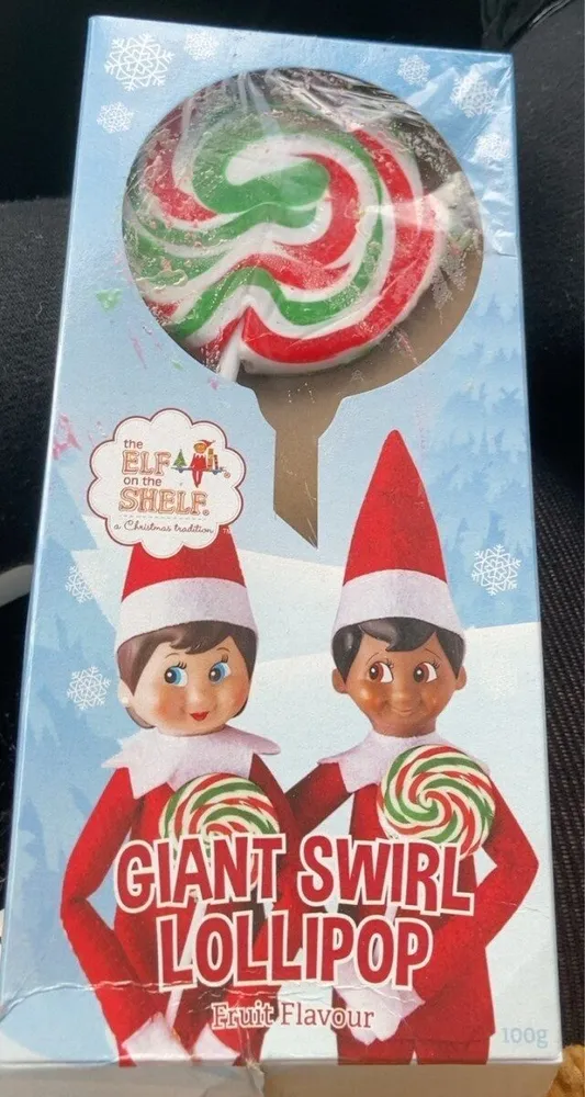 Giant swirl lollipop