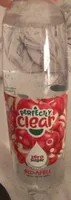 red apple flavour spring water