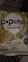 sour cream & onion flavour popped potato snacks