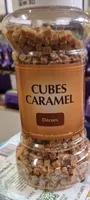 Cubes caramel