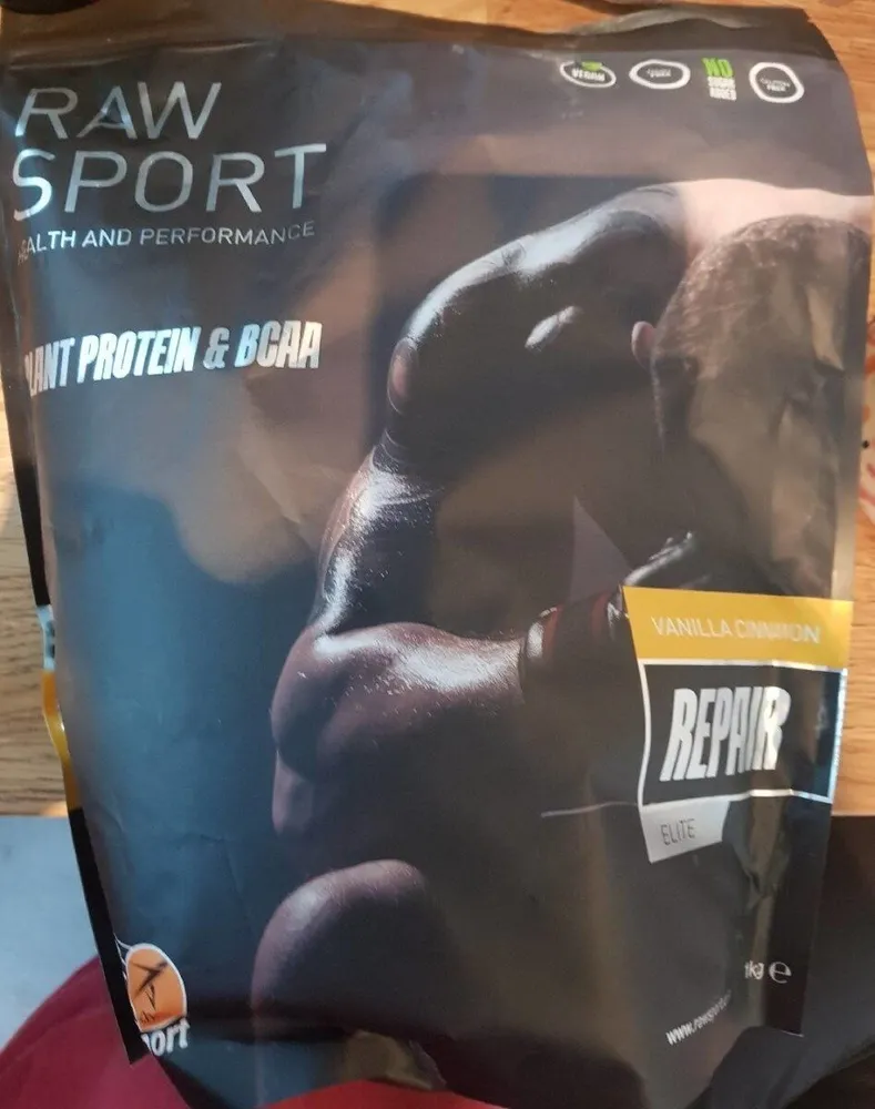 Raw sport plant protein