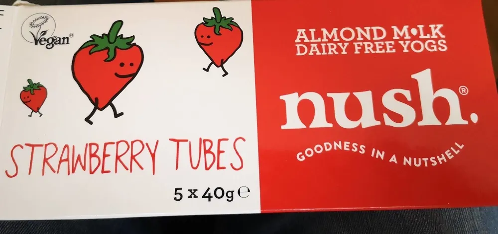 Strawberry Tubes Dairy free yogs