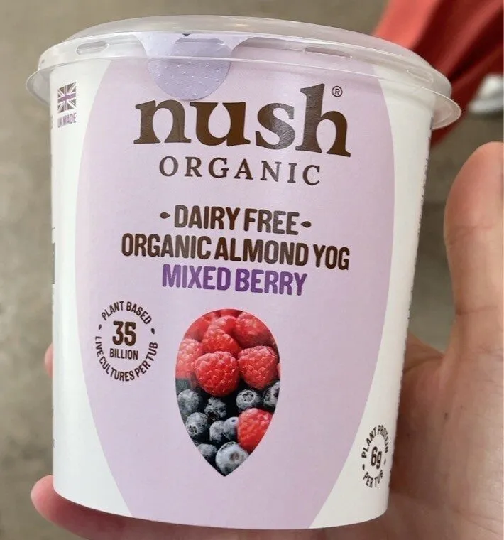 organic almond yog