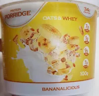 Protein Porridge Oats & Whey Bananalicious
