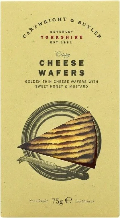Savoury cheese wafers