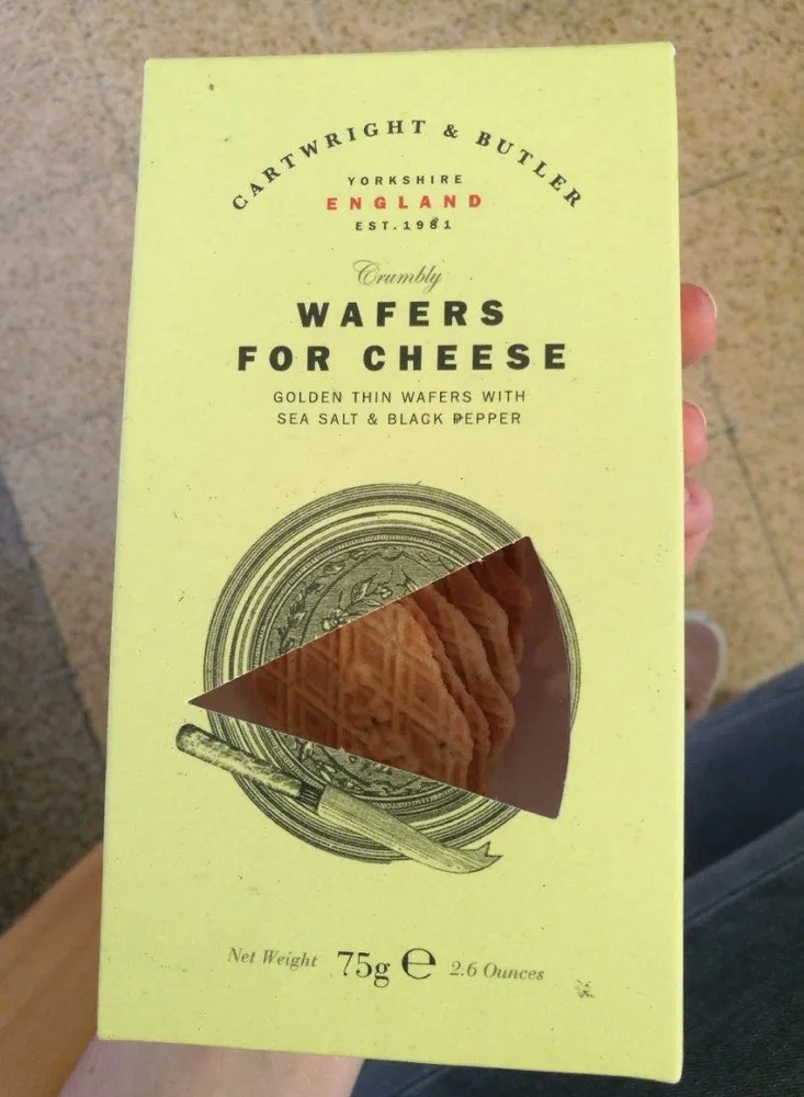 Wafers for cheese