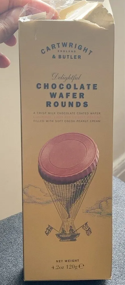 Chocolate wafer rounds