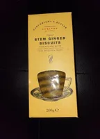 Stem ginger biscuits