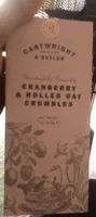 Cranberry & Rolled oat Crumbles