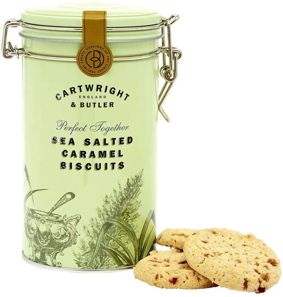 Salted caramel biscuits