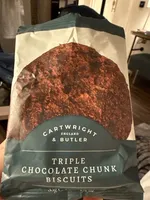 Triple Chocolate Chunk Biscuits