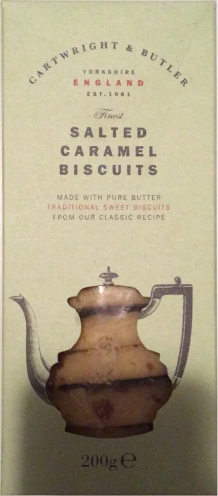 Salted caramel biscuits