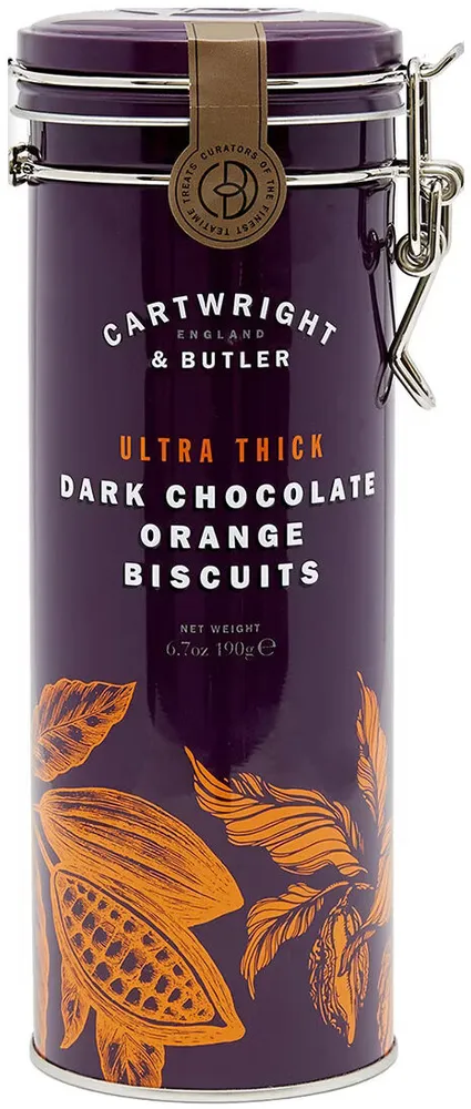 Ultra thick dark chocolate orange biscuits
