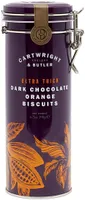 Ultra thick dark chocolate orange biscuits