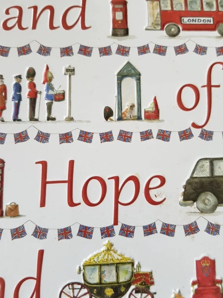 Land of hope and glory tin