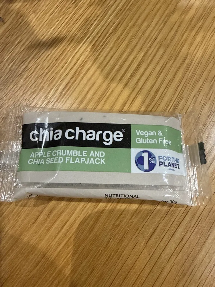 Apple Crumble And Chia Seed Flapjack