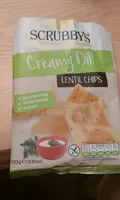 Scrubby lentil chips