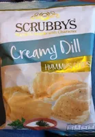 Creamy dill hummus chips