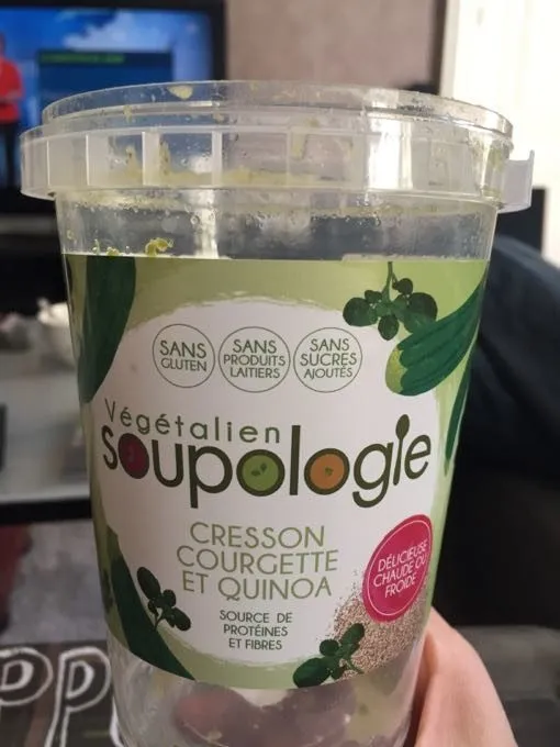 Soupe cresson courgette quinoa Soupologie
