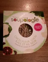 Soupe chou-fleur chou kale et ail noir