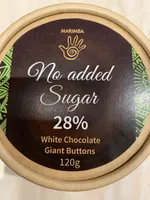 White Chocolate Giant Buttons