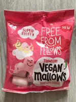 Strawberry vegan mallows