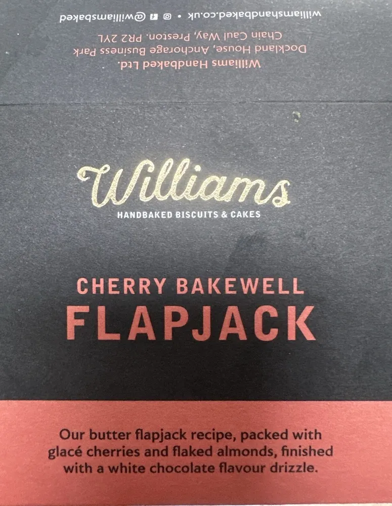 Cherry Bakewell Flapjack