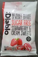 Diablo fraise et crème sans sucre