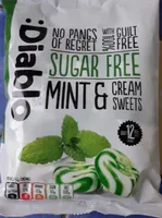 suggar free mint & cream sweets