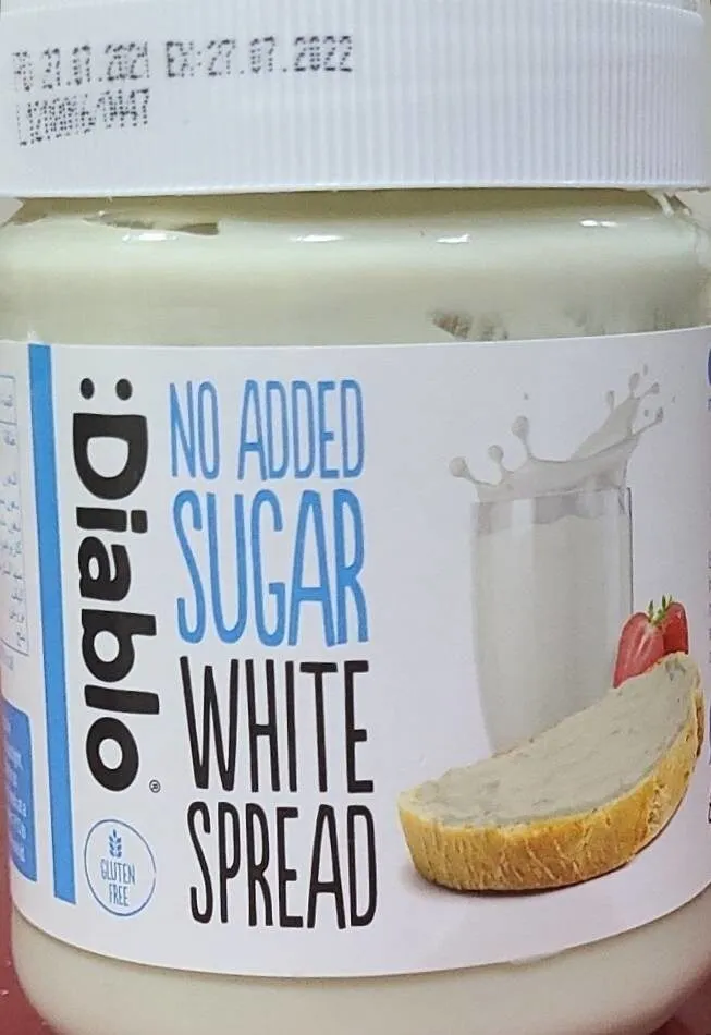 No added sugars White spread
