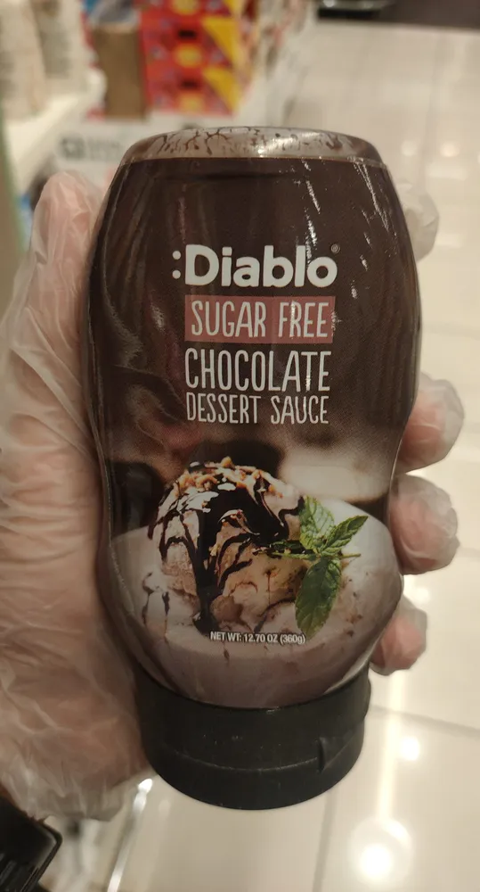 Diablo sugar free chocolate dessert sauce