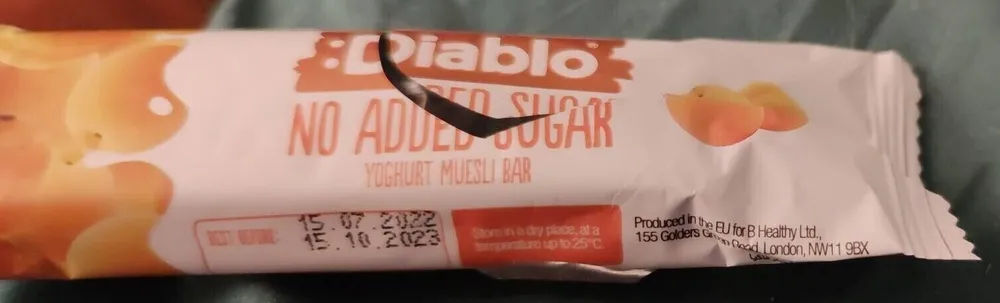 Youghurt muesli bar