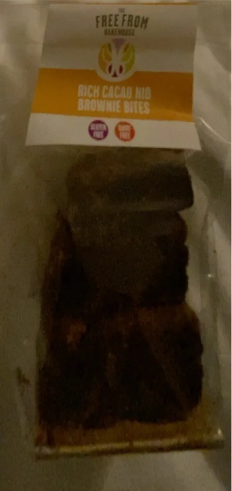 Rich Cacao Nib Brownie Bites
