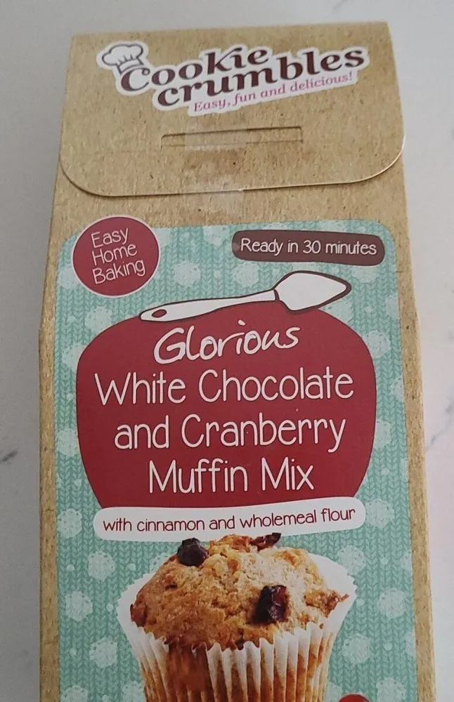 Glorious White Chocolate and Cramberry Muffin Mix